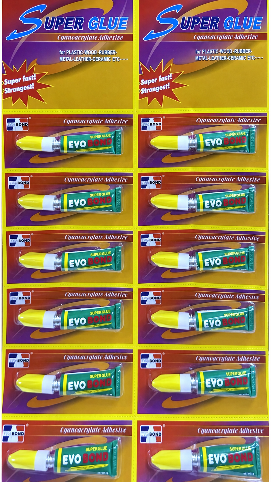 EVOBOND 502 2 g — 12 tüplü kart